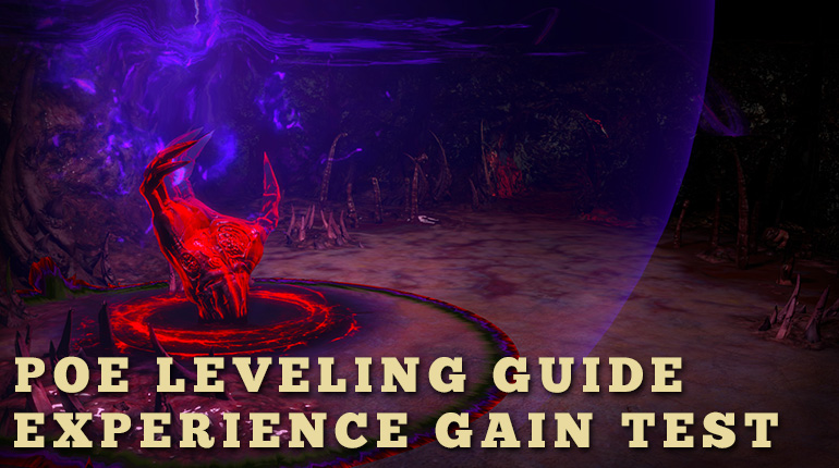 PoE Leveling Guide Experience Gain Test